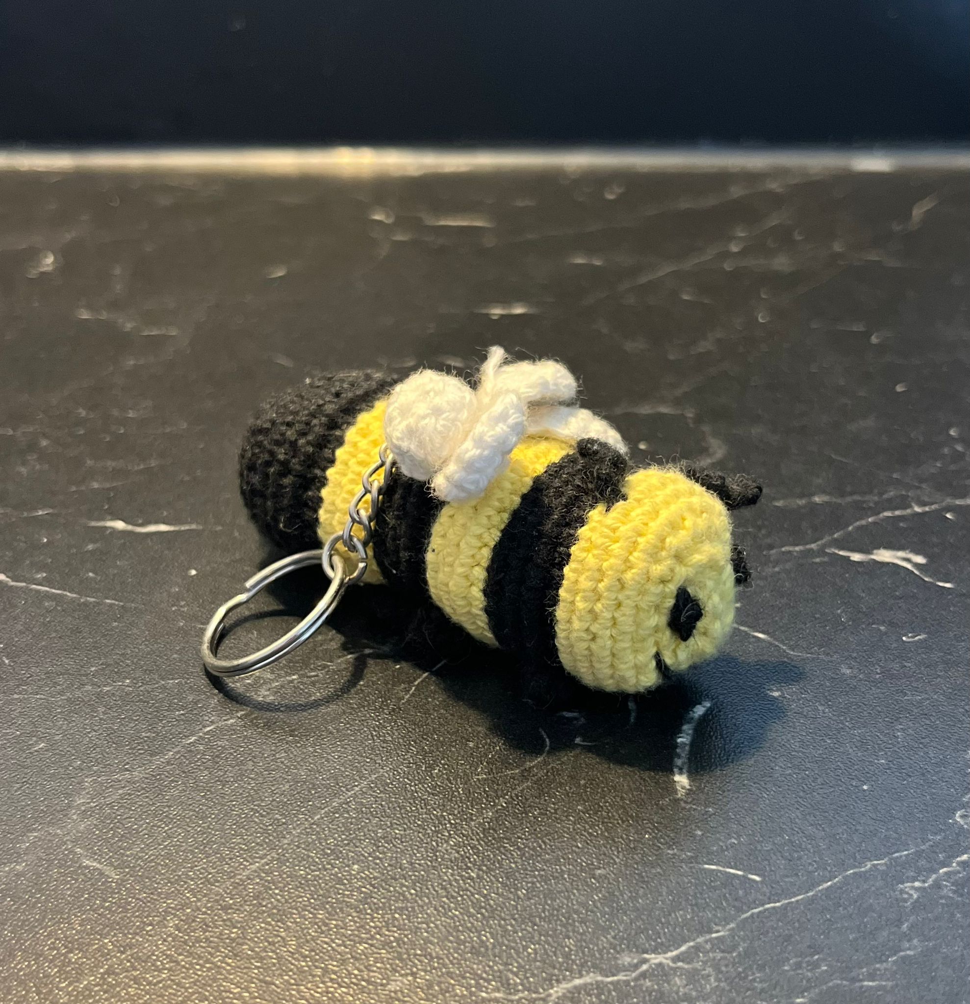Photo abeille en crochet