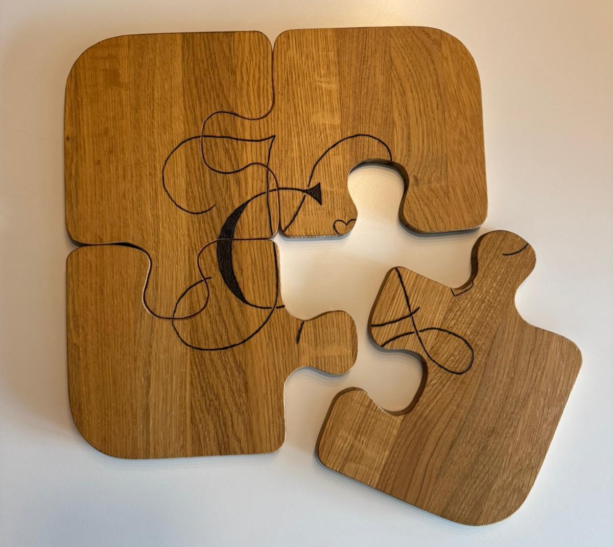 Puzzle coaster